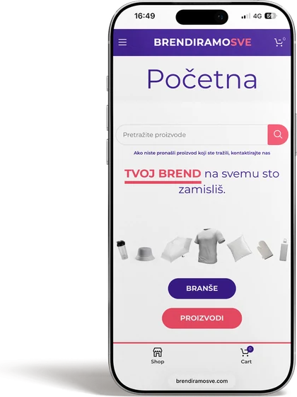 Brendiramo Sve — mobilni prikaz