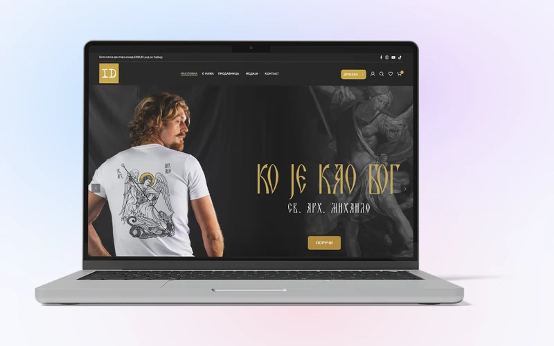 Izrada web sajta za Identitet – primer iz portfolija DesignJust4You