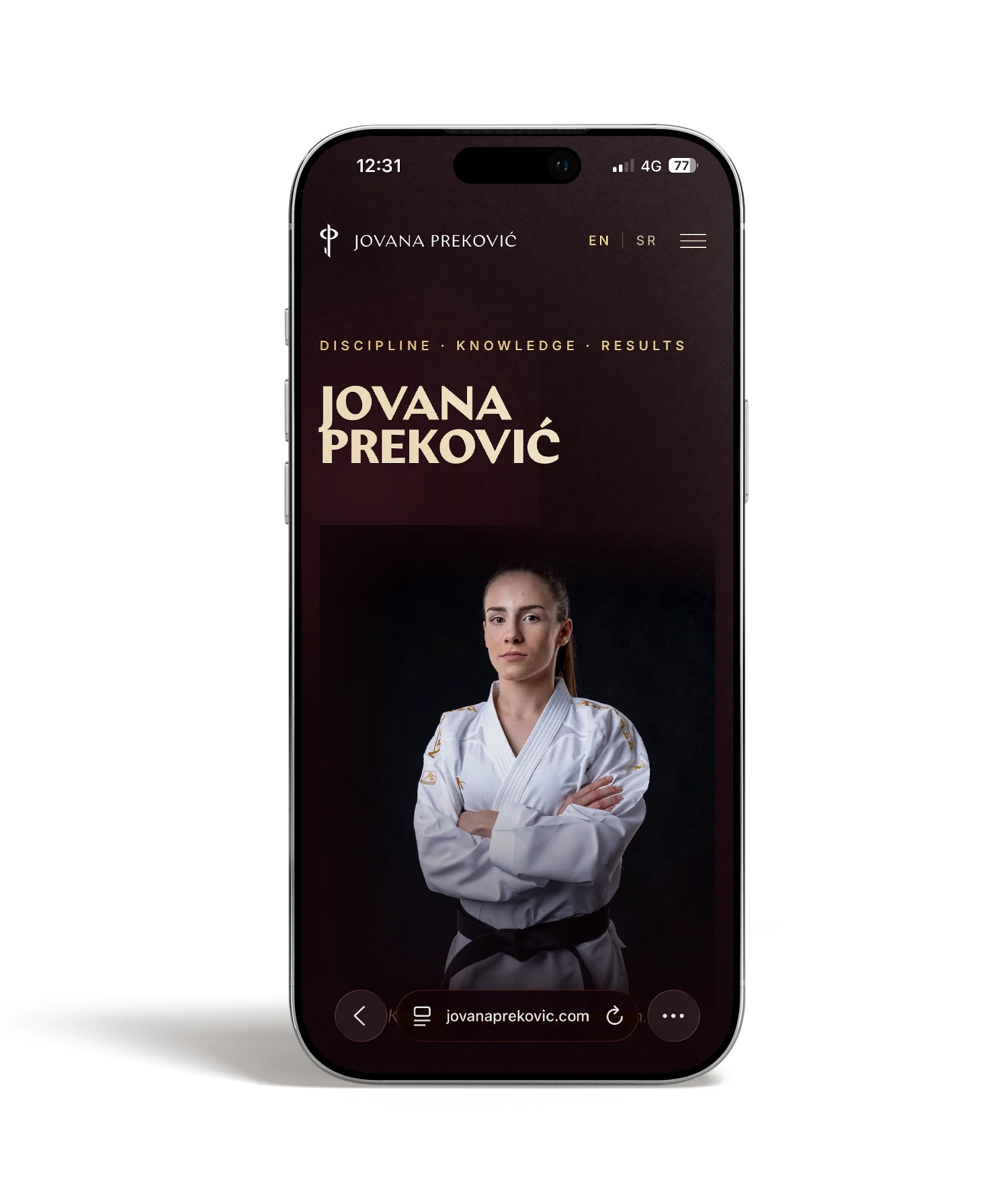 Jovana Preković — mobilni prikaz
