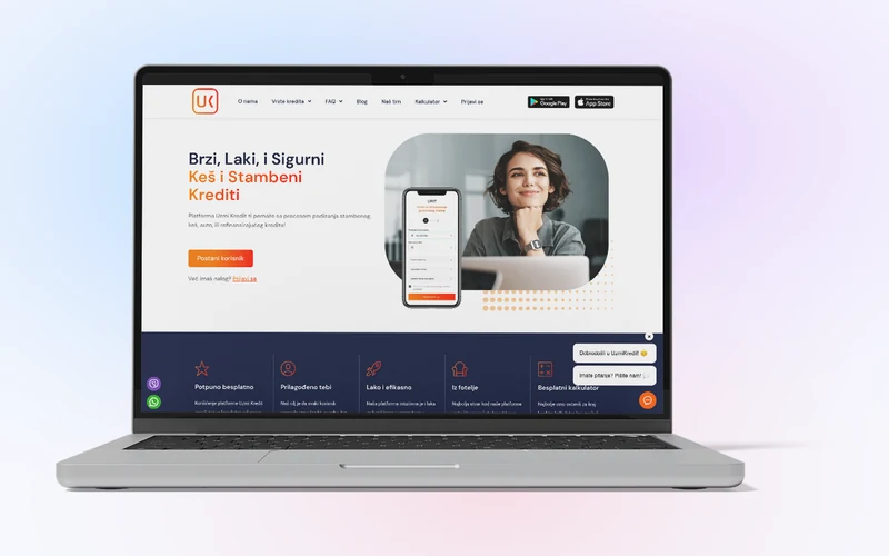 uzmikredit izrada web sajta