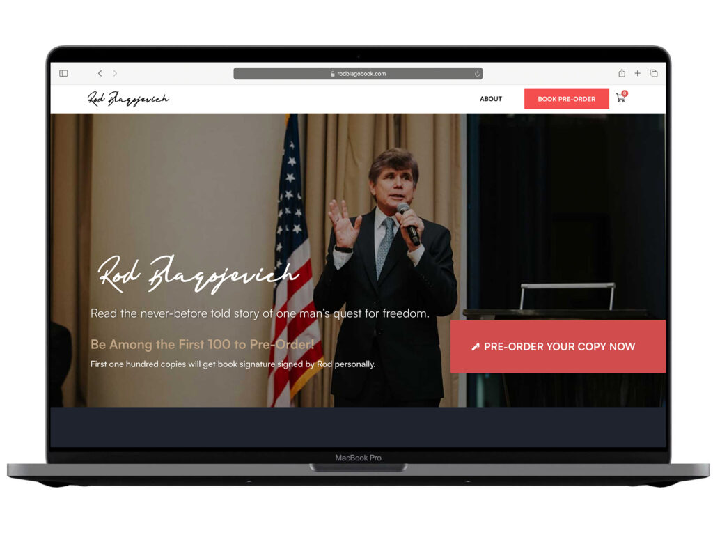 Website development for Rod — an example from the DesignJust4You portfolio