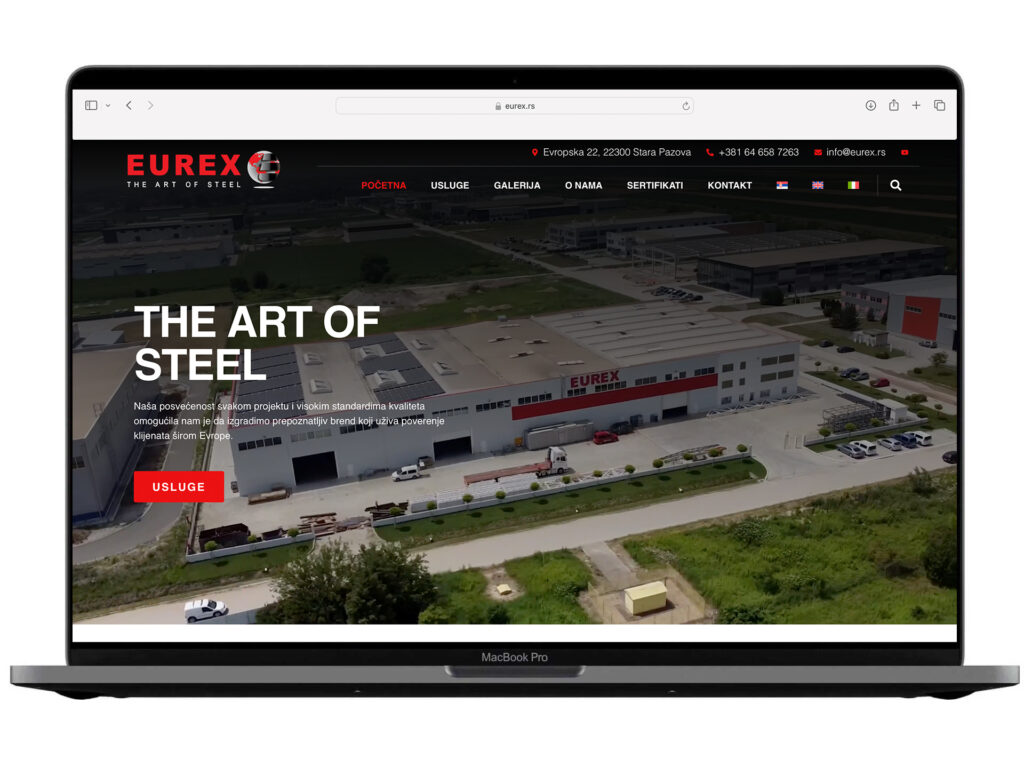 Website development for Eurex — an example from the DesignJust4You portfolio