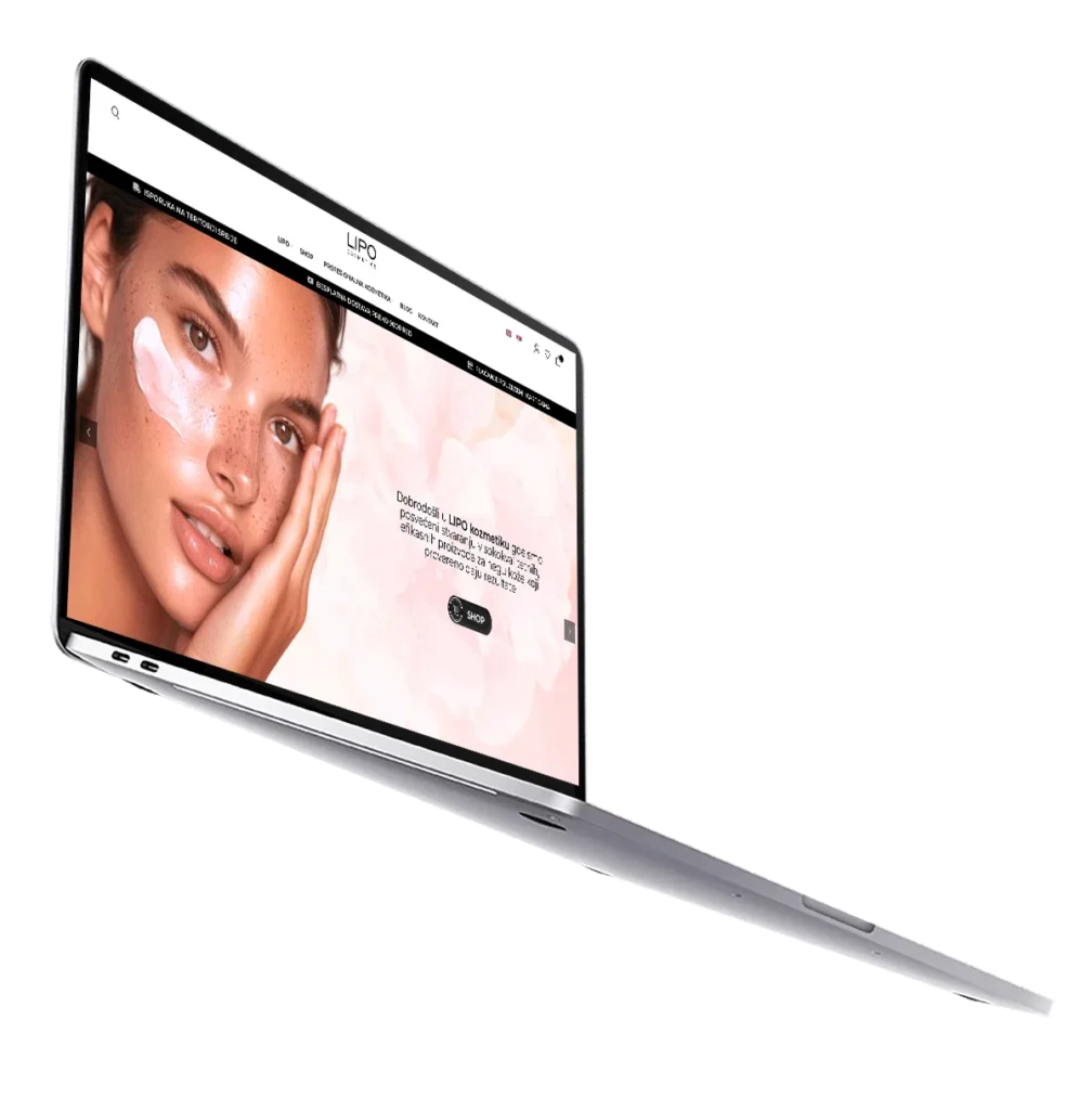 Izrada web sajta za Lipo – primer iz portfolija DesignJust4You