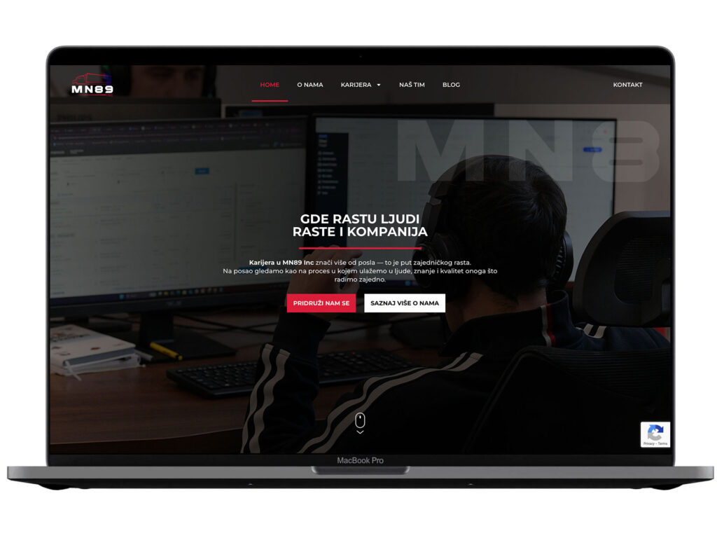 Website development for Mn — an example from the DesignJust4You portfolio