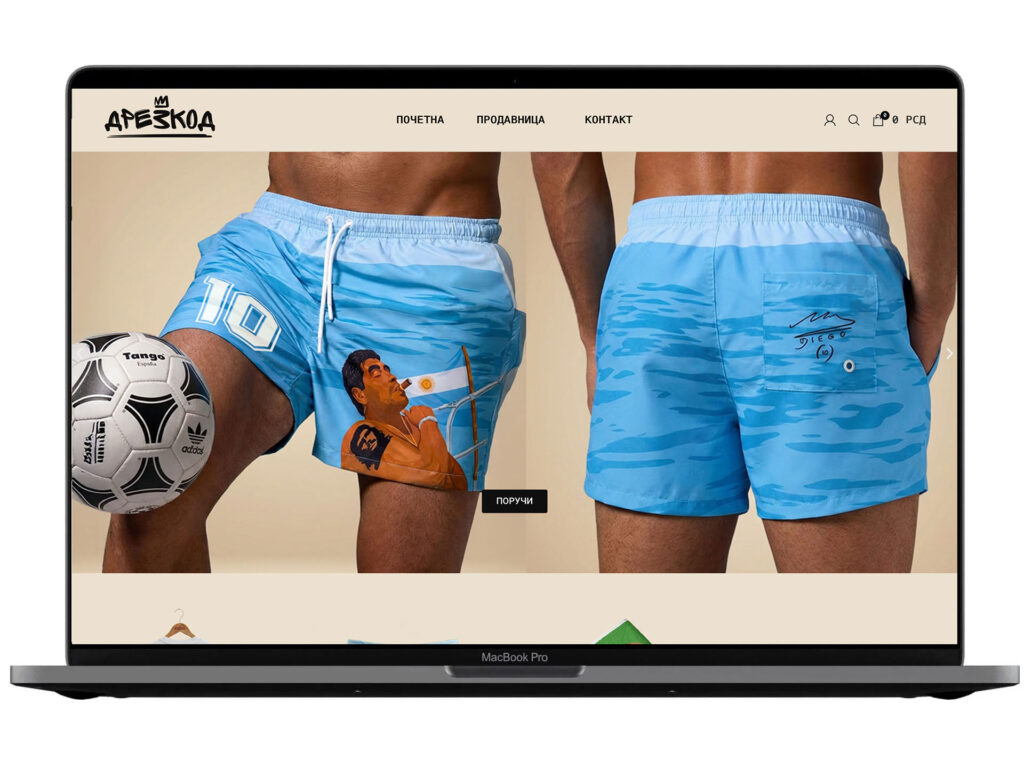 Website project preview: DREZKOD